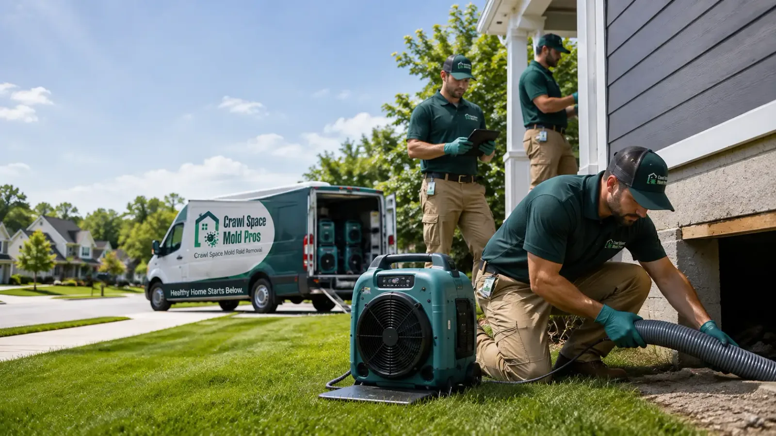 Crawl Space Mold Removal in Wellston, MI